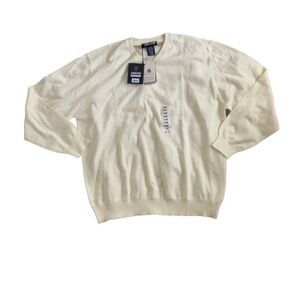 Kirkland Signature | V-Neck Yellow Merino Wool Beige Lime Pastel